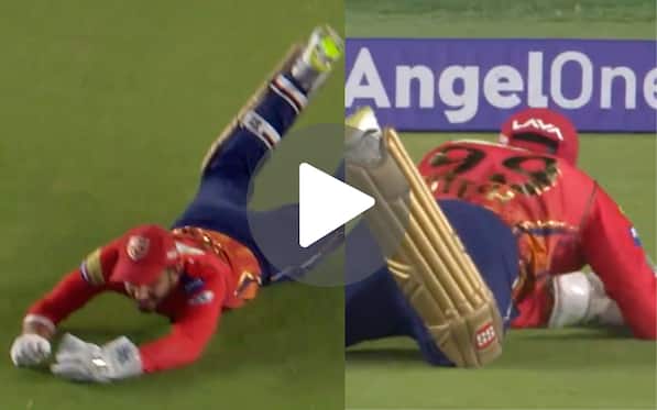 [Watch] Jitesh Sharma's 'Hilarious Slip' While Trying To Stop A Boundary Vs GT